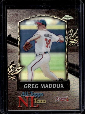 2000 Topps Chrome Greg Maddux All Refractor #AT1 Braves - Image 1 of 2