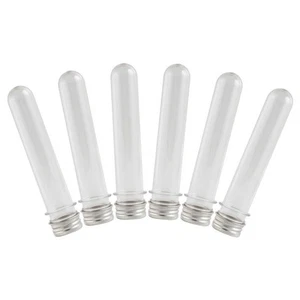 6 Pcs Shoelace Storage Tube Travel Portable Shoestring Holder Clear Tie Jar - Imagen 1 de 12