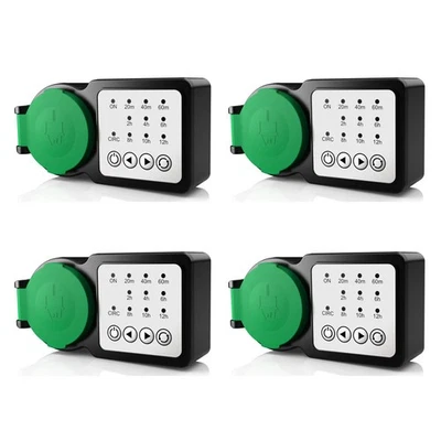 GreenSun Digitale Zeitschaltuhr Steckdose Timer Intervall unendlich Zyklus IP44 - Bild 1 von 4