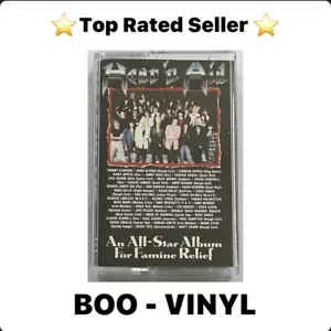 Hear N Aid 1986 Cassette All-Star Album For Famine Relief Rock Metal Artists Ex - Picture 1 of 7