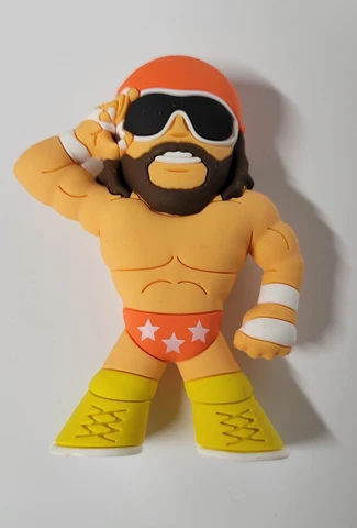 Macho Man (Classic Orange) Micro Brawler limited edition pwt WWE WWF WCW Cover