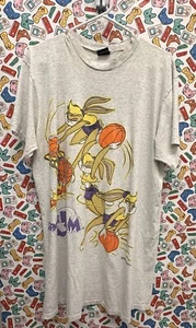 Rare Vintage Space Jam Lola Bugs Bunny 1996 Ka-Slam T-Shirt 90s - Herren XL - Bild 1 von 15