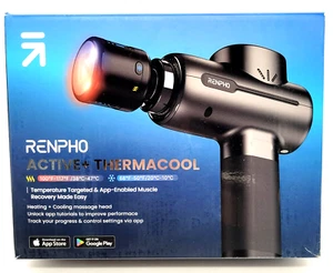 Pistola de masaje Renpho recargable activa + Thermacool con pantalla LED - Imagen 1 de 12