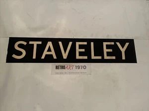 L161 Chesterfield Bus Blind 1950’s 36" GIFT - Staveley (tall) - Picture 1 of 12