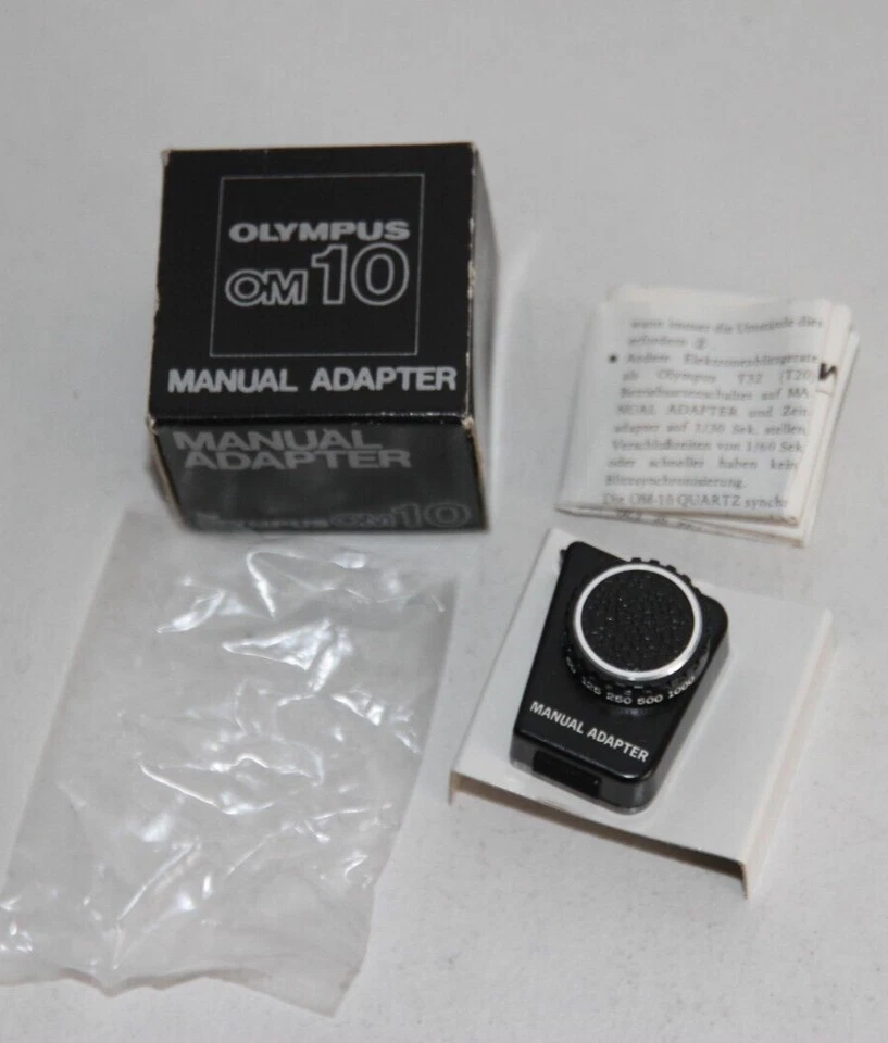 Olmypus Zuiko OM10 Manual Speed Adapter Boxed with Instructions - Image 1 of 3