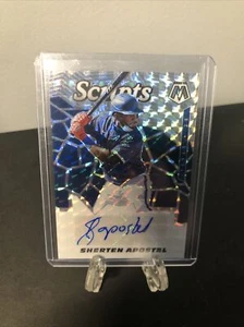 2021 Panini Mosaic Sherten Apostel Scripts Silver Prizm Auto SCR-SA - Picture 1 of 2