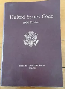 United States Code 1994 Ausgabe Titel 16 Erhaltung - Bild 1 von 1