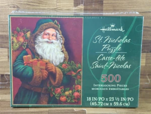 Hallmark St. Nicholas Christmas Holiday 500 Piece Jigsaw Puzzle NEW SEALED - Picture 1 of 6