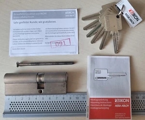 ASSA ABLOY ZI Zeiss IKON 50/35 door lock Cylinder Schließzylinder 6 Schlüssel - Bild 1 von 1