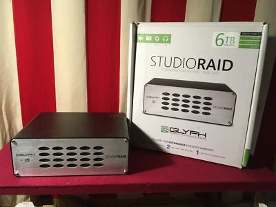 Glyph StudioRaid 6tb External Hard Drive Firewire 800 USB 3.0 eSata Made in USA - Image 1 of 4
