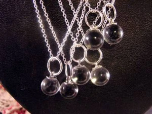 RARE LEMURIAN SEED QUARTZ CRYSTAL SPHERE AMULET REIKI WICCA HEALING - Picture 1 of 3