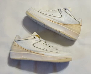 NUEVO Air Jordan 2 Retro Bajo Blanco Varsity Maíz Talla 5.5Y 309837-102 - Imagen 1 de 9