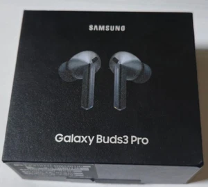Samsung Galaxy Buds 3 Pro SM-R630 Silver Bluetooth Earphones PRISTINE - Picture 1 of 4