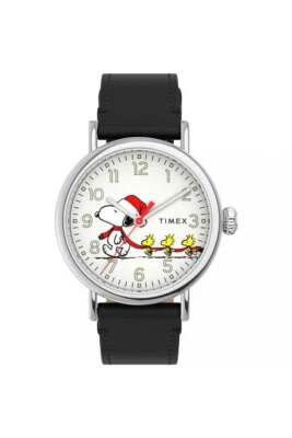 Timex X Peanuts Dotato Di Snoopy Natale Orologio TW2U86400 - Immagine 1 di 4