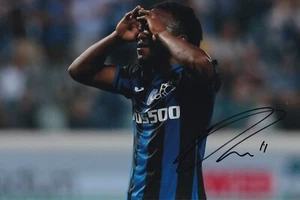 Football - Ademola Lookman - Hand Signed 12x8 Inch Photograph - Atalanta - COA - Picture 1 of 1