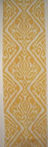 11 Yard HAND MADE UZBEK Natural SILK IKAT ADRAS FABRIC #8935 - Picture 1 of 4