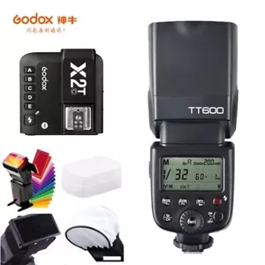 Godox TT600 2,4g Drahtlos TTL 1/8000s Flash Speed mit X2T-C Auslöser für Canon - Bild 1 von 14