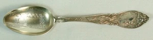 AERIAL BRIDGE DULUTH MINNESOTA STERLING SILVER SOUVENIR SPOON - Picture 1 of 4