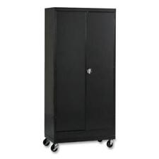 Alera CM6624BK Assembled Mobile Storage Cabinet, With Adjustable Shelves 36w X