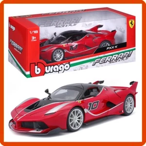 modellino auto Bburago 1/18 scala die cast Ferrari FXX-K nr 10 Burago modellismo - Foto 1 di 5