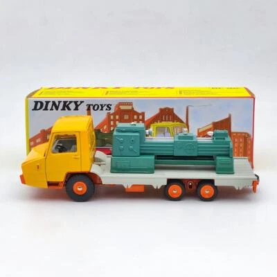 Atlas Dinky toys 569P Truck Berliet Stradair Plateau Surbaisse Machine Outil - Immagine 1 di 4