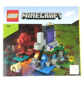 LEGO® Minecraft The Ruined Portal Instruction Manual Book 6372708 for Set 21172 - Picture 1 of 9