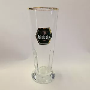 Diebels Premium Altbier birra tedesca 0,2 Rastal 6,5 pollici vetro alto bordo oro - Foto 1 di 6