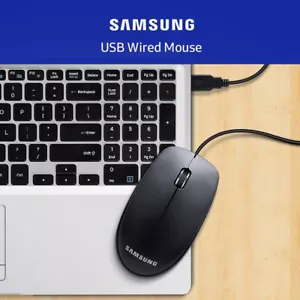 SAMSUNG Advanced Wired Mouse SPA-JMA1PUB Hyper Fast Scrolling Tilt Optical USB - Picture 1 of 6
