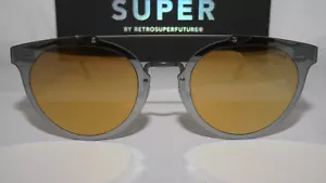 Nuevas gafas de sol SUPER BY RETROSUPERFUTURE plateadas doradas espejo TM9/L FW17 - Imagen 1 de 11