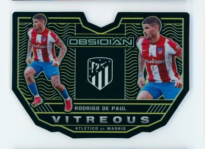 2021-22 Rodrigo De Paul Panini Obsidian Yellow Atletico Madrid Soccer Card 3/10 - Image 1 of 3