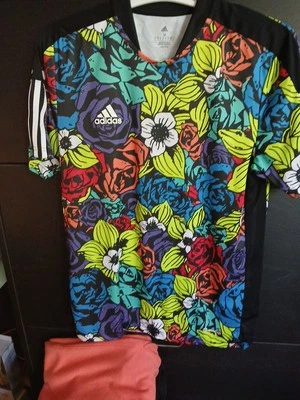 Adidas Mujer M TRÉBOL FUEGO PÁJARO CLIMA COOL Adinova 3 TIRAS FLORAL  Foto 1 de 3