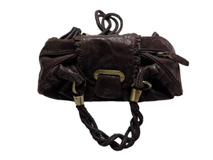 Vintage DOLCE& & GABBANA Brown Mini Hand Bag Italy - Picture 1 of 10