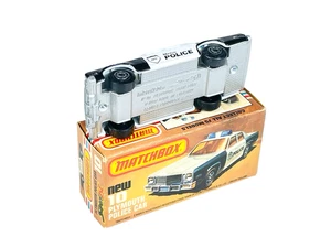 Matchbox Lesney Superfast MB10 Silver Base Plymouth Police Car w/K Box - Picture 1 of 13