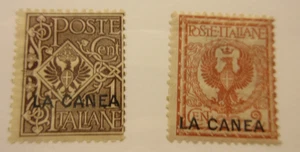 ITALY OFFICES ABROAD CRETE, Scott: 3, 4, MINT HINGED, Lot29, Cat $5.50 - Picture 1 of 1