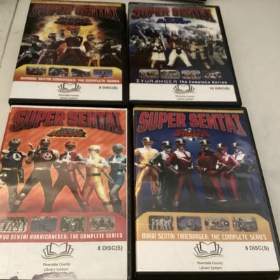 Lot 4 Super Sentai Gekisou Sentai Carranger Time Ranger, Hurricaneger, Zyuranger - Image 1 of 2