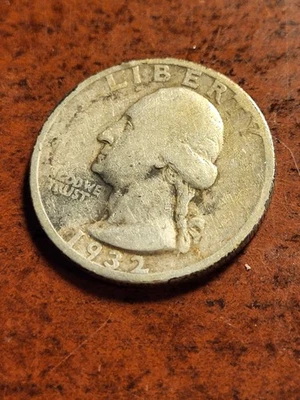 1932 S Washington Silver Quarter, key date San Francisco      inv11    q36l - Image 1 of 2