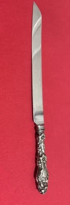 Cuchillo de plata esterlina Sheffield England hoja dentada para pastel de boda Foto 1 de 3