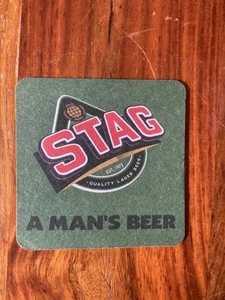 Stag (Carib Brewery) - Grenada, St. Kitts & Nevis - Brauerei Brewery Bierdeckel - Bild 1 von 2
