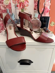 Louise et Cie schöner fiesta roter Keilabsatz, EUC, Größe 8 - Bild 1 von 9