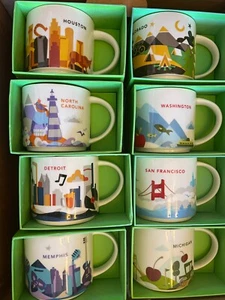Starbucks You Are Here Mugs 14 oz **CHOOSE YOUR CITY** - Picture 1 of 198