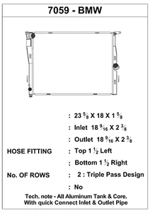 CSF 07-13 BMW M3 (E9X) Triple Pass Radiator - Picture 1 of 4