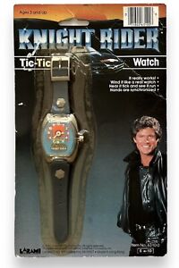 Knight Rider Watch Vintage Larami 1982 David Hasselhoff Rack Toy