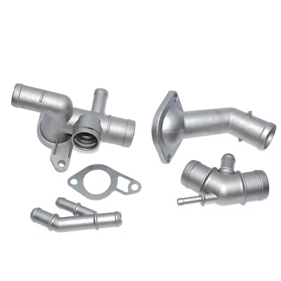 Kit de manguera de brida de refrigerante de refrigeración de motor de aluminio para VW Golf Jetta Audi A3 TT Foto 1 de 4