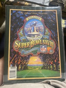 SUPER BOWL GAME #28 XXVIII DALLAS COWBOYS vs. BUFFALO BILLS OFFICIAL PROGRAM - Picture 1 of 1