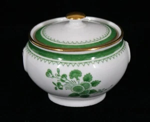 RARE! VINTAGE SPODE COPELAND'S MINI / MINIATURE GREEN GLOUCESTER SUGAR BOWL - Picture 1 of 4