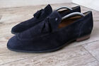 Floris Van Bommel Mens Slip On Loafers Navy Blue Suede Shoes UK 8 US 8.5 EUR42
