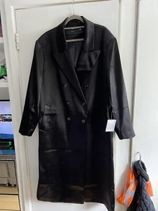 Plus Size ASOS Maxi Satin Blazer Size 16 - Picture 1 of 4