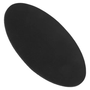 Circular Mouse Pad Black Full Moon Computer Mouse Pad Rubber Cloth Mouse Mat - Photo 1/12