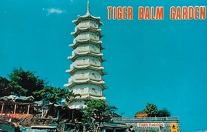 Postal vintage de jardín de bálsamo de tigre de Hong Kong BS.07 - Imagen 1 de 2