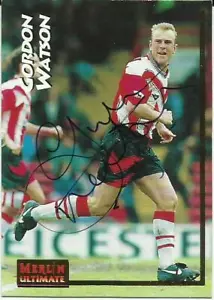 1995/6 Merlin card: GORDON WATSON (Southampton), ORIGINALLY SIGNED! - Picture 1 of 1